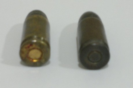 Vendo balas inertes para colección, llaveros o colgantes.
Calibres: 45 long colt, 45 auto, 9mm. y 38/357. 30