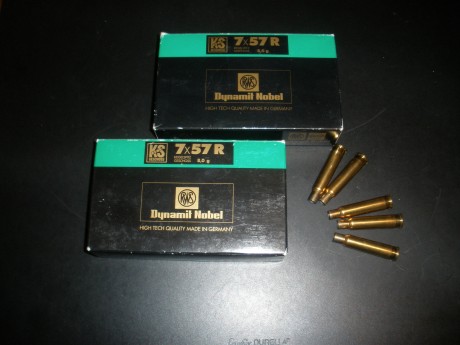 Vendo 40 vainas de un solo tiro 7X57  R  de RWS punta KS
Precio: 30€
Lugar: Lleida 00