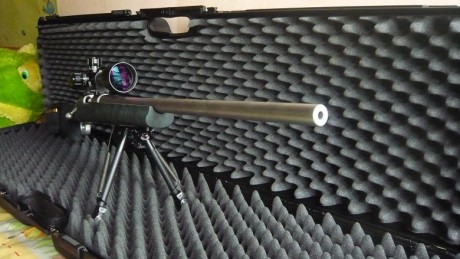 jejejeje hola compañeros. Aquí os enseño orgullosamente mi Remington 700 Police del 308 con su  nuevo 171