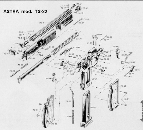 Hola a todos, 
Tengo que sustituir la aguja percutora de mi venerable Astra TS, pero no tengo la menor 21