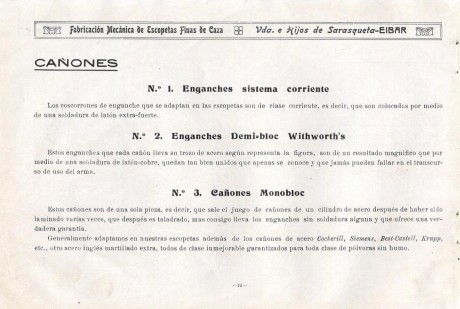 La escopeta de cañones yuxtapuestos, en nuestro lenguaje popular paralela o plana es la escopeta de caza 01