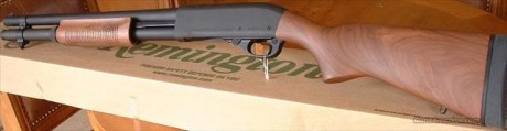 Hola

He comprado una Remington 870 wingmaster en buen estado, con pequeñas señales de uso en sus maderas, 01