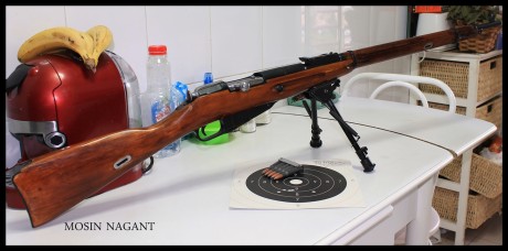 El Mosin-Nagant ..
es un rifle militar accionado por cerrojo, con cargador de cinco proyectiles, que 42
