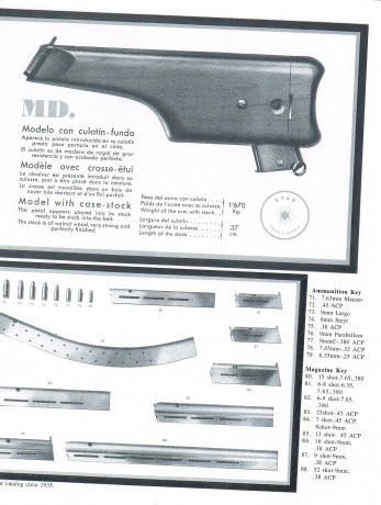 Hace unos días encontré por casualidad en una web extranjera un arma a la venta que hacía muchos años 110