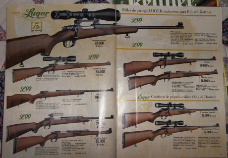 hola a todos, me gustaria que alguin me aconsejase sobre los rifles Luger, y el calibre 7x64, yo lo querria 00