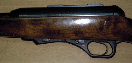 Vendo carabina semiautomática HK300, cal.22 Magnum. Cargador extraible. Máxima fiabilidad. Perfecto estado. 01