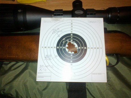 Muy buenas al fin desenvalé la gamo wisper cfr royal y rápido y raudo la puse unas anillas y un gamo 4x32,para 11