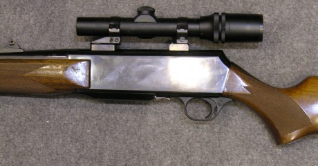 Vendo rifle semiautomático Browning FN Bar I, cal.30-06 con monturas Apel de pulgada y visor Buhsnell 00