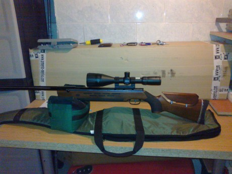 Hola compañeros, ayer recibi mi flamante HW98 en calibre 5,5, a muy buen precio,  era la ultima que quedaba 00