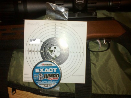 Hola compañeros, ayer recibi mi flamante HW98 en calibre 5,5, a muy buen precio,  era la ultima que quedaba 11