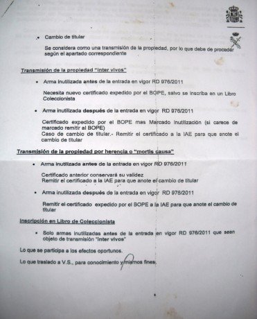 Por favor me podrías informar si lo sabeis, si en algún pais de la comunidad europea, se inutilizan las 101