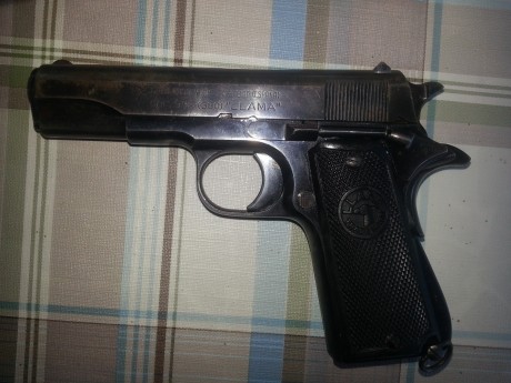 Hola, un amigo ha encontrado una pistola llama lll del 9 corto en un cajon, era del abuelo de la guerra 31