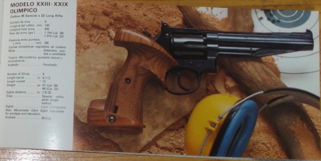 estoy tras  un revolver llama olimpic del calibre 38, pero a parte de no encontrar ninguno de segunda 30