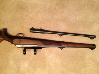 Buenas a todos, 

Vendo el siguiente conjunto:
Rifle Merkel kr1 270 win, en perfecto estado + cañón 9.3*62 01