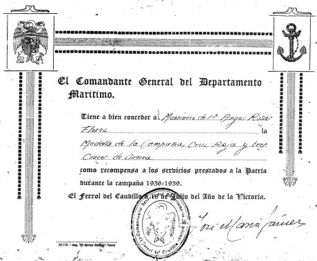 En octubre del 37, durante la Guerra Civil, se produjeron una serie de combates navales en el Mediterráneo 11