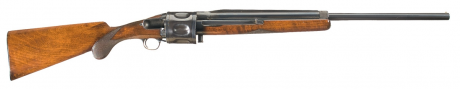 Hola, en 1899 un hombre llamado Becker diseño una escopeta basada en un revolver, la Becker Revolving.
Por 11