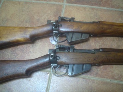 hola buenos dias hace poco he adquirido un fusil lee enfield carabine jungle en armeria izquierdo y despues 50