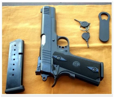 Hola, estoy haciendo algunas pruebas para suavizarle 
el disparador a una 1911 y querria ponerle un muelle 111