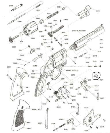 Hola compañeros, tengo un revolver S&W modelo 629 44Mg,lo compre nuevo a estrenar,y tiene un problema 10
