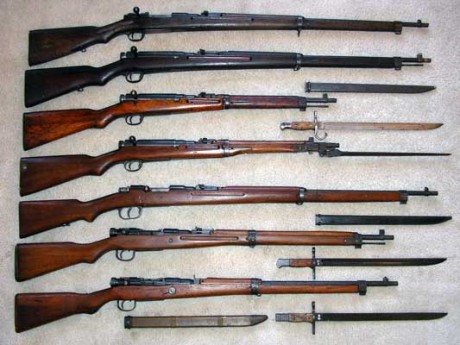 De los nombrados, todos rifles de cerrojo principalmente protagonistas en la 2ª Guerra mundial, ¿Cual 171