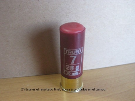 Debido a la dificultad de encontrar en el mercado cartuchos cal.16/65 para utilizar en escopeta antigua 02
