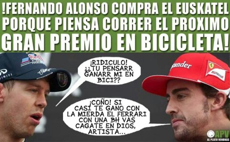 Nada más subir al F10 dió muestras de lo que es capaz el Nano, para admiración de muchos y acojone de 10