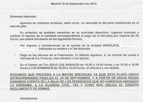 Muy buenas,

   Me acaba de llegar un email de la FMTO en la que, con muy buenas palabras, me dicen que 140