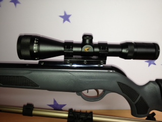Vendo carabina Gamo VIPER MAX calibre 4.5. Incluye:
-Visor Gamo 3-9x44AOMD (mildot)
-Monturas Gamo TS-300 01