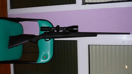 Bien pues aquí está mi Vanguard en calibre .300 WM, el visor es un pentaflex 3 - 12 X 56 IR 00