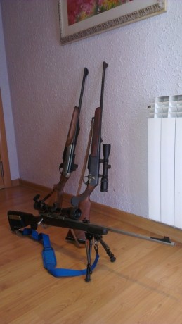 Bien pues aquí está mi Vanguard en calibre .300 WM, el visor es un pentaflex 3 - 12 X 56 IR 30