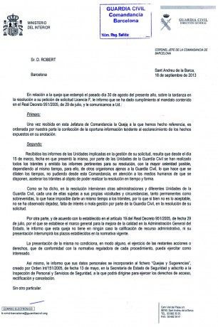 Buenas,

pues resulta que presenté los papeles solicitando la F el 15 de Marzo. Recibí la licencia en 00