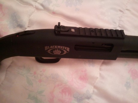 Esta tarde he probado la Mossberg Mariner con Legia Brenneke, los disparos a 50mts han ido 25-30cm altos, 30