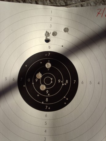 Esta tarde he probado la Mossberg Mariner con Legia Brenneke, los disparos a 50mts han ido 25-30cm altos, 40
