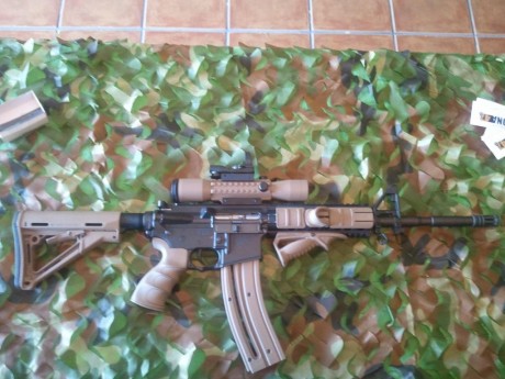 Hola,saco este nuevo tema,pues como yo,muchos de vosotros,amantes de las armas de corte tactico del 22,customizais,vestis,adornais 90