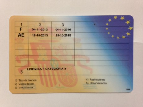 Bueno pues ya llevo mes y pico esperando mi licencia F.......hoy me he acercado por mi IA y me han comentado 30