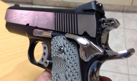 Tengo una SPS "Amigo" en 45ACP 3,5" cañón pesado.
Le he sustituido todo el piecerio x otro 00