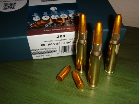 Estoy pensando en probar las puntas H&N HS HP .308 125gr para hacer cargas reducidas para el 308 para 52