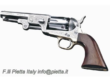 Revolver de avancarga Colt Sheriff Cal, 44 réplica de Pietta.

Muy pocos disparos (arma de colección poco 30