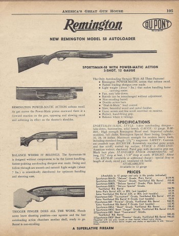 Hola, recientemente he adquirido la Remington 1100 que estaba a la venta en la Armería Navas, para mí 10