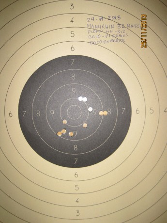 Si algún forero tiene un Manurhin MR 32 Match, y ha hecho pruebas de recarga para el, le agradecería que 62