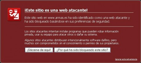 Creo que otra vez esta la pagina de armas. es con virus, pues mi antivirus Avast me saca algunos, y a 60