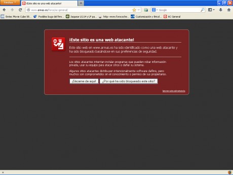 Creo que otra vez esta la pagina de armas. es con virus, pues mi antivirus Avast me saca algunos, y a 90