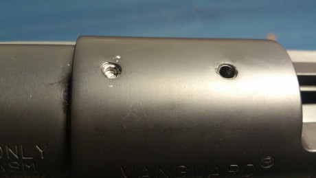 Ayer, deje el rifle a un amigo "manitas" para que me cambiara el sistema de montaje del visor.Y 10