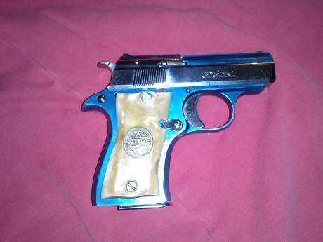 Star CU "starlet"
Pistola solo guiable en licencia A o B, funciona perfectamente y se encuentra 02