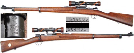 Buenas a todos.
Esta tarde he estado con un amigo, que quiere quitarse 2 viejos mausers que heredo. 
Poco 70
