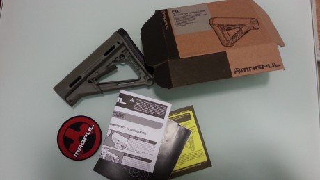 Muy buenas a todos, vendo por error en el color esta culata para AR15 y similares de la marca Magpul, 00