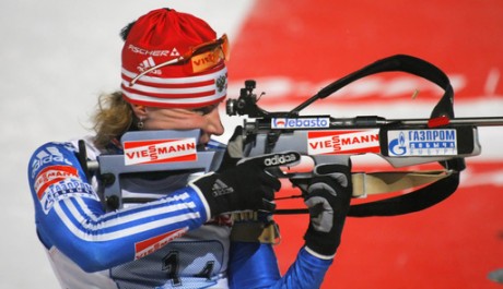 Buenas, estos días con lo de vancuver y tal vi la competición de biatlón y me pregunte que como sería 10