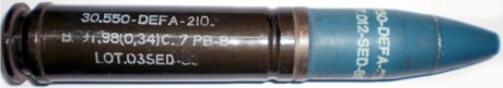 Colegas del foro.
Aqui os pongo todo esta riata de ejemplares del cartucho de 30 mm del cañon DEFA que 02