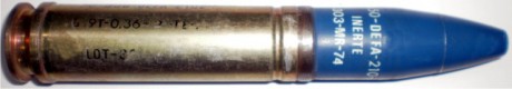Colegas del foro.
Aqui os pongo todo esta riata de ejemplares del cartucho de 30 mm del cañon DEFA que 22