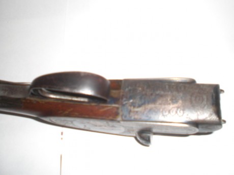 Vendo escopeta paralela del 12 por no usar, marca Iru, platina larga, longitud de los cañones 71 cm, choques 01
